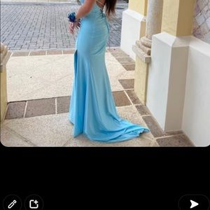 Used 1x for prom 2022. Had minor stain in the front . Has been dry cleaned.